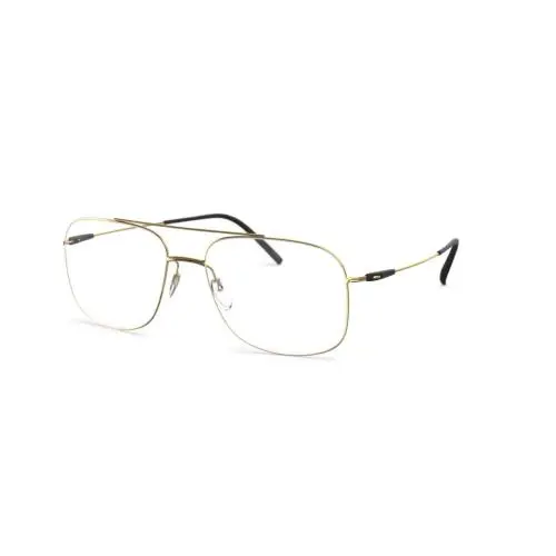 Silhouette Eyeglasses Dynamics Colorwave 54/17/140 Brass/black 5525/75-5640