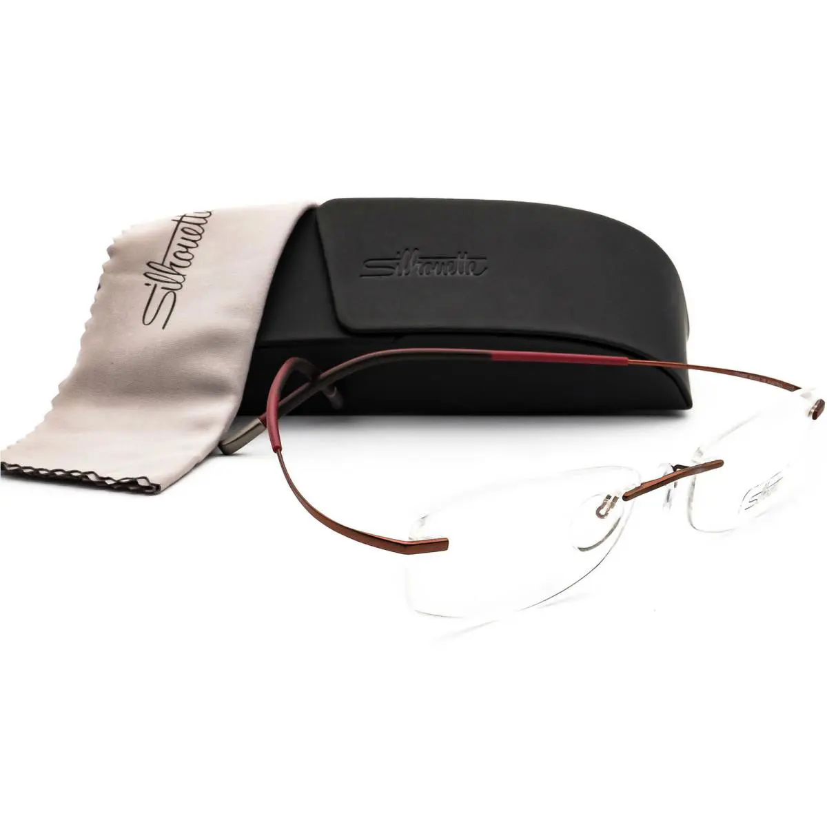 Silhouette Eyeglasses 4248 40 6052 7581 Titan Copper Rimless Austria 52 17 145