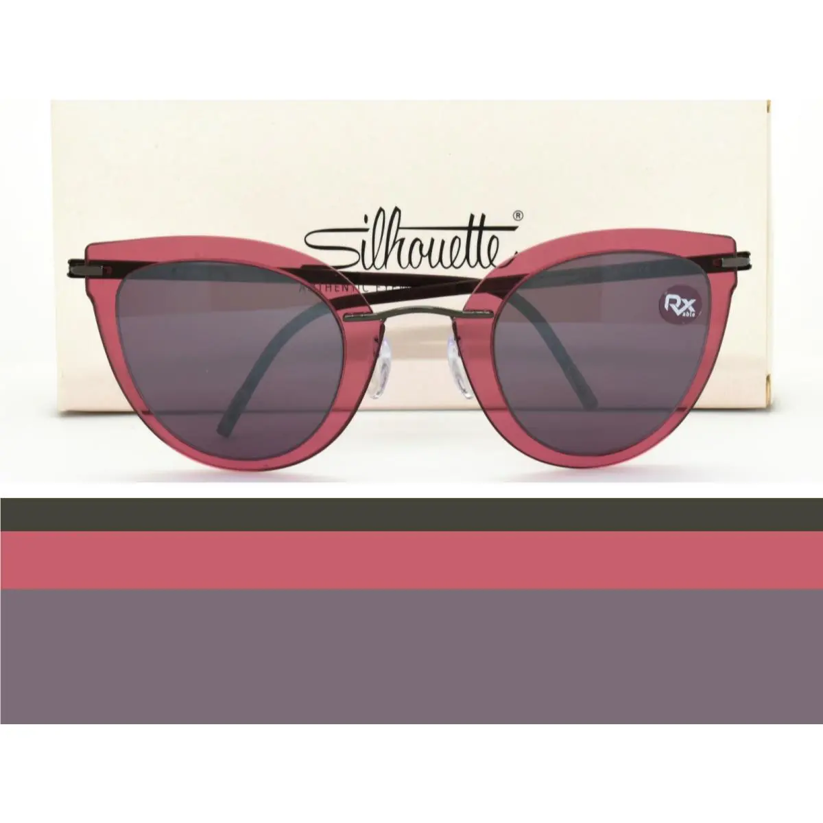 Silhouette Rx Sunglasses Ultra Light Weight 8155 60 6223 Purple 49-29-135