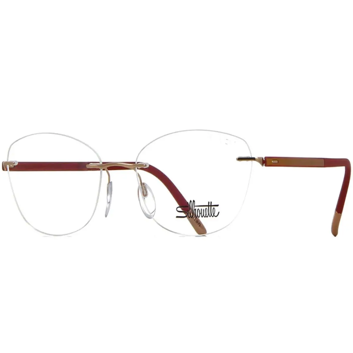 Eyeglasses Silhouette Fusion 53-17-135 Gold Rose 4523-6055-53MM