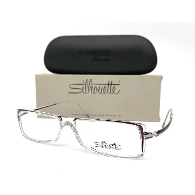 Silhouette Spx 2838 10 6073 Transparent Brown / Demo Lens 54mm Eyeglasses