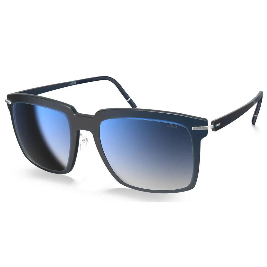 Silhouette 4082 Menton Collection 55/19/140 Titanium Cool Blue 4082/75-4510