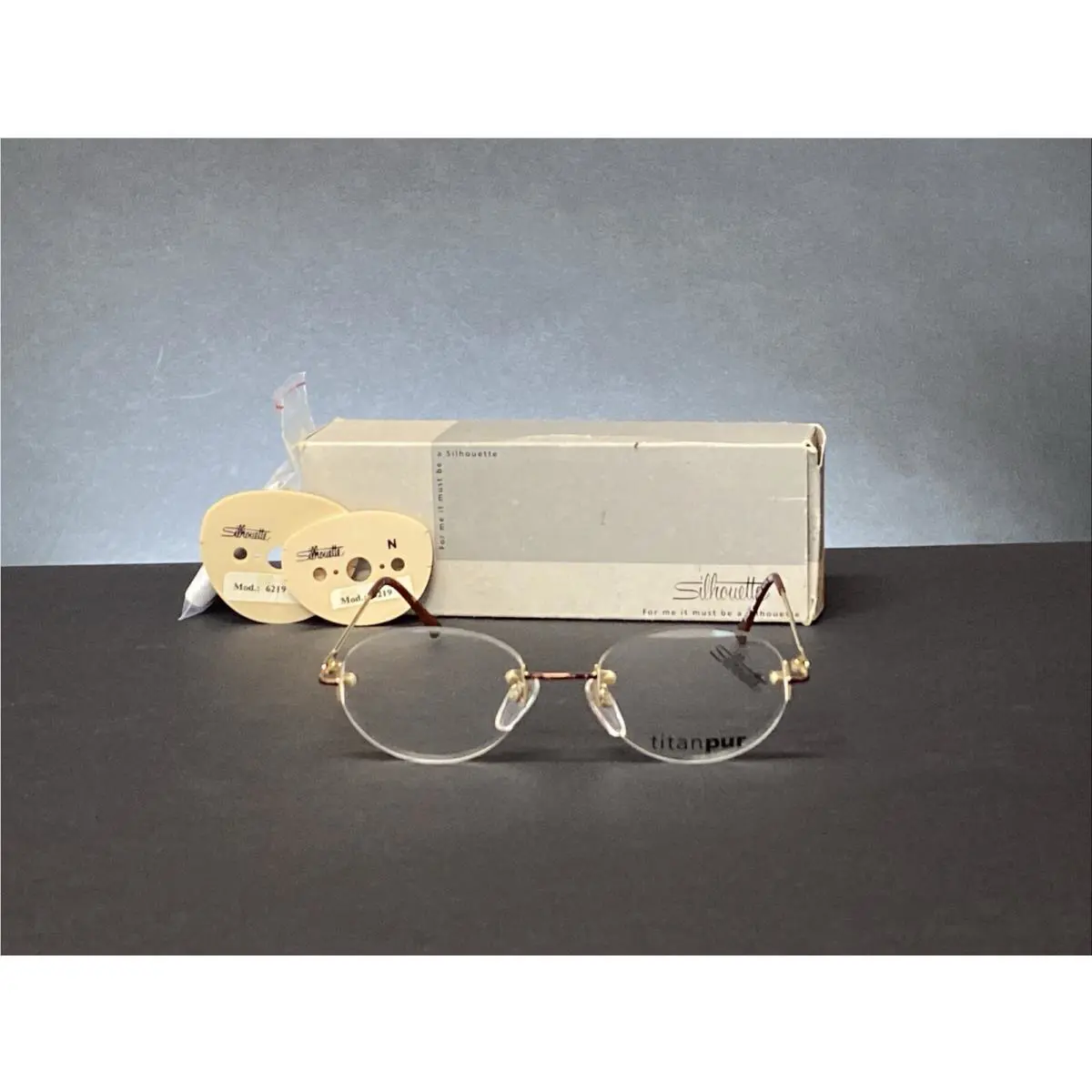 Silhouette Eyeglasses Frames Titanpur M 6219 V 6051 Tortoiseshell Gold G3