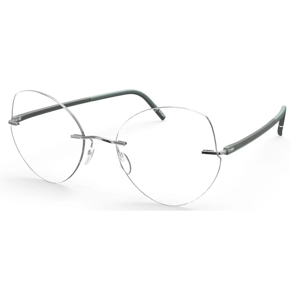Silhouette Eyeglasses The Wave Titanium Grey 55MM-19MM-150MM 5567-LC-7310