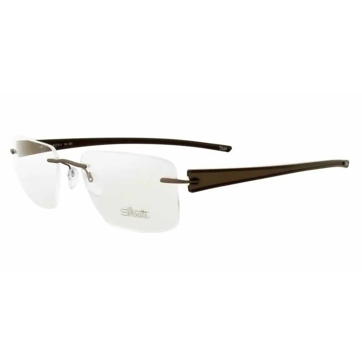 Silhouette Eyeglasses Titan Rays - Brown Harmony - 5254-6054-56MM