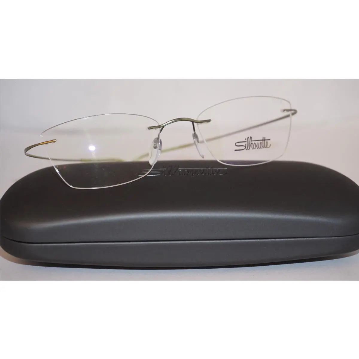Silhouette Eyeglasses Rimless Silver CX 5545 5548 54 17 140