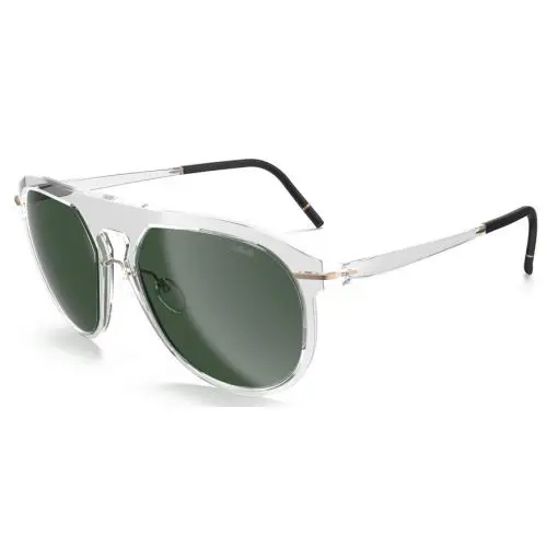 Silhouette Antibes Collection 58/17/140 Titanium Clear Crystal 4083/75-1030