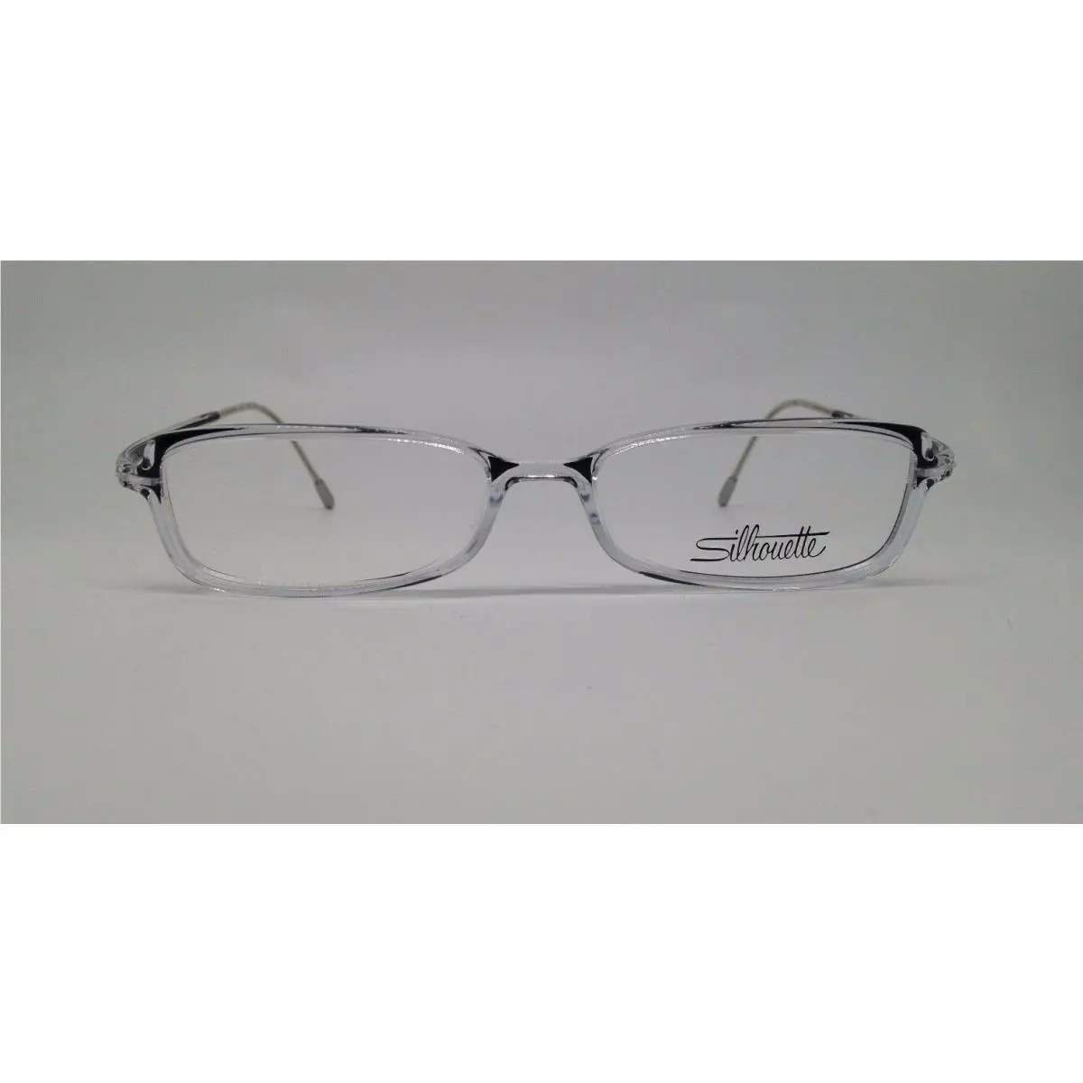 Silhouette Spx 1997 Transparent Black Light Eyeglasses Frame 51-15-135
