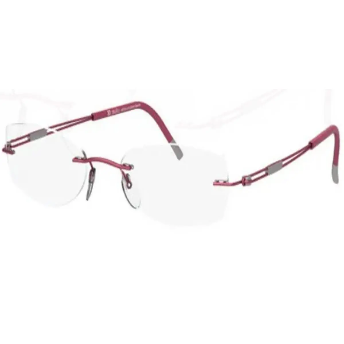 Silhouette Eyeglass Tng 2018 Titan Next Generation 53/19/140 Red 4301-6059-53mm