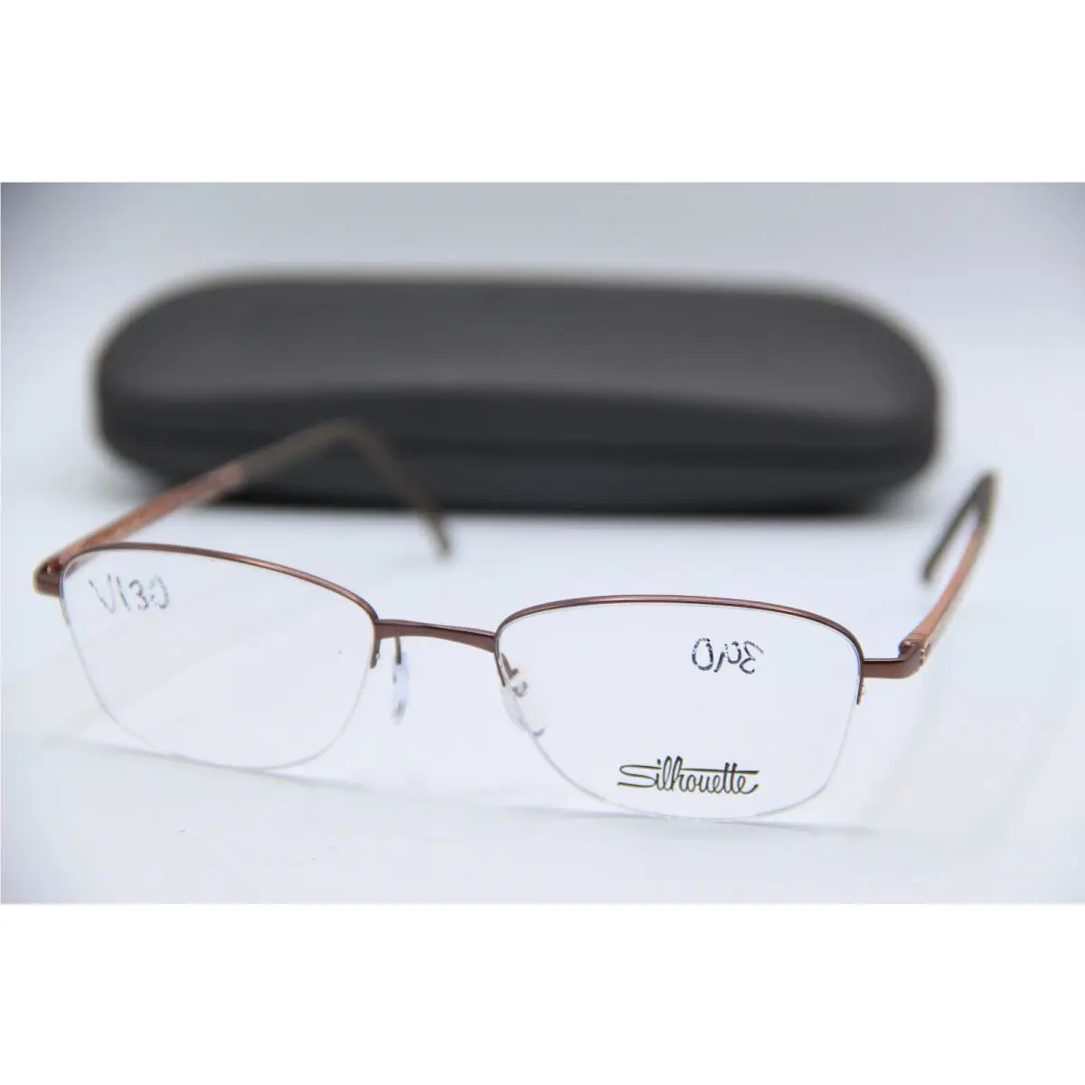 Silhouette Spx 4492 40 6056 Brown Gunmetal Frame Sunglasses 50-18