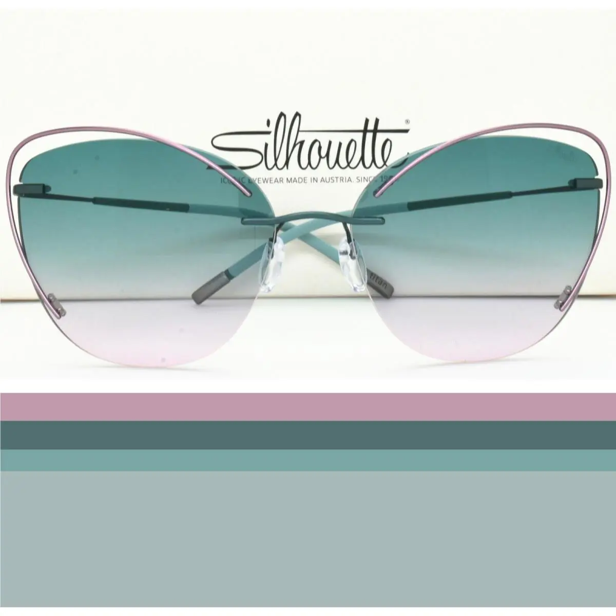 Silhouette Rimless Sunglasses Extra Large / Ultra Light 58mm 8163 5040