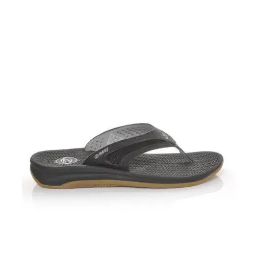 Reef Men`s Flex Sandal Black Silver Medium D M Sizes 6