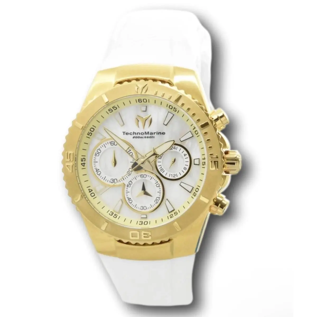 Technomarine TM-220071 Sea Manta Women`s 40mm Mother of Pearl Chronograph Watch