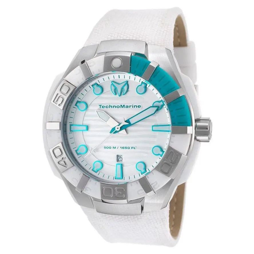 Technomarine White Blue Reef 512003 Swiss Made Ret 500 M + Exta Band