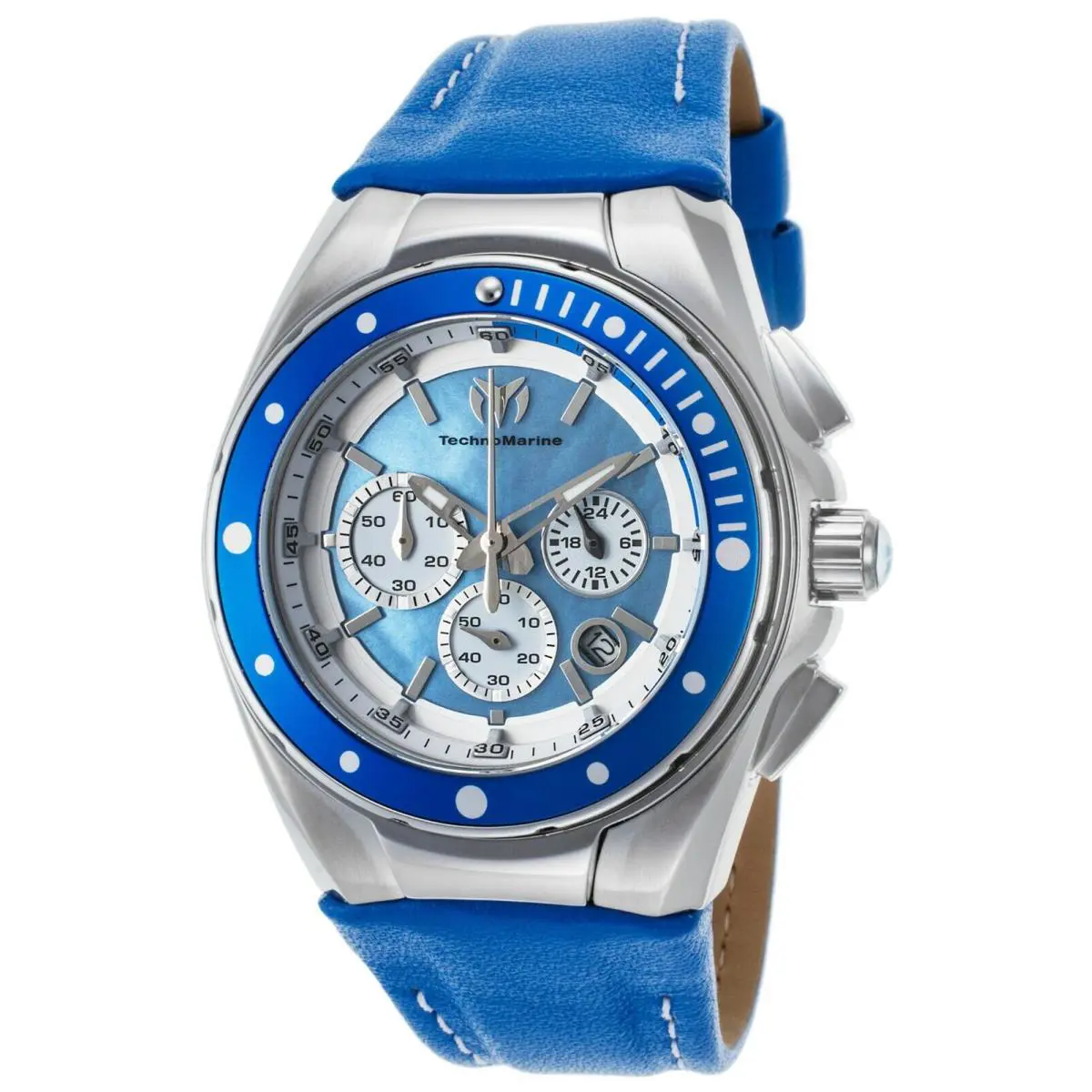 Technomarine Women`s TM-215034 Manta Ray Analog Display Quartz Blue Watch by TechnoMarine