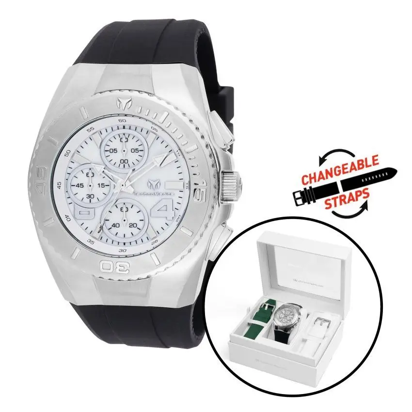 Technomarine Cruise Men`s Quartz Watch w/ Mother of Pearl Dial TM-124028