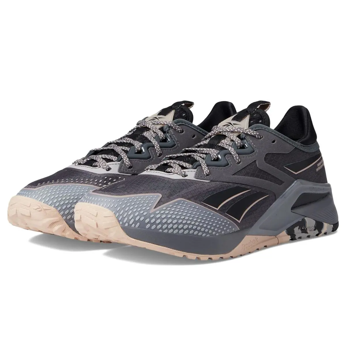 Man`s Sneakers Athletic Shoes Reebok Nano X2 TR Adventure - Pure Grey/Black/Soft Ecru