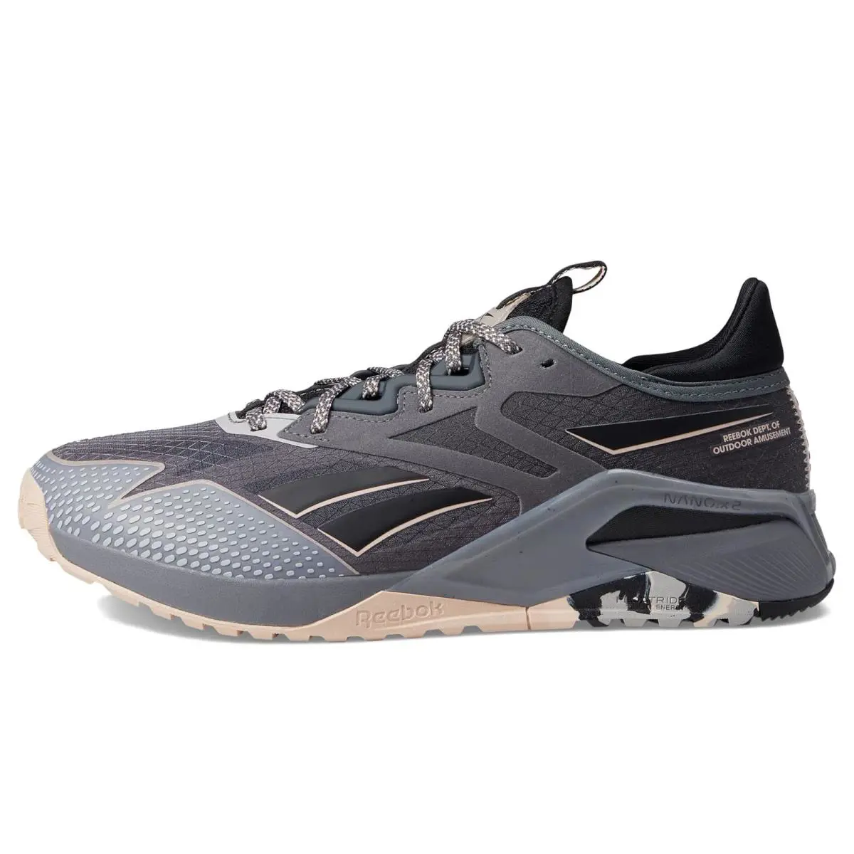 Reebok shoes - Pure Grey/Black/Soft Ecru 2