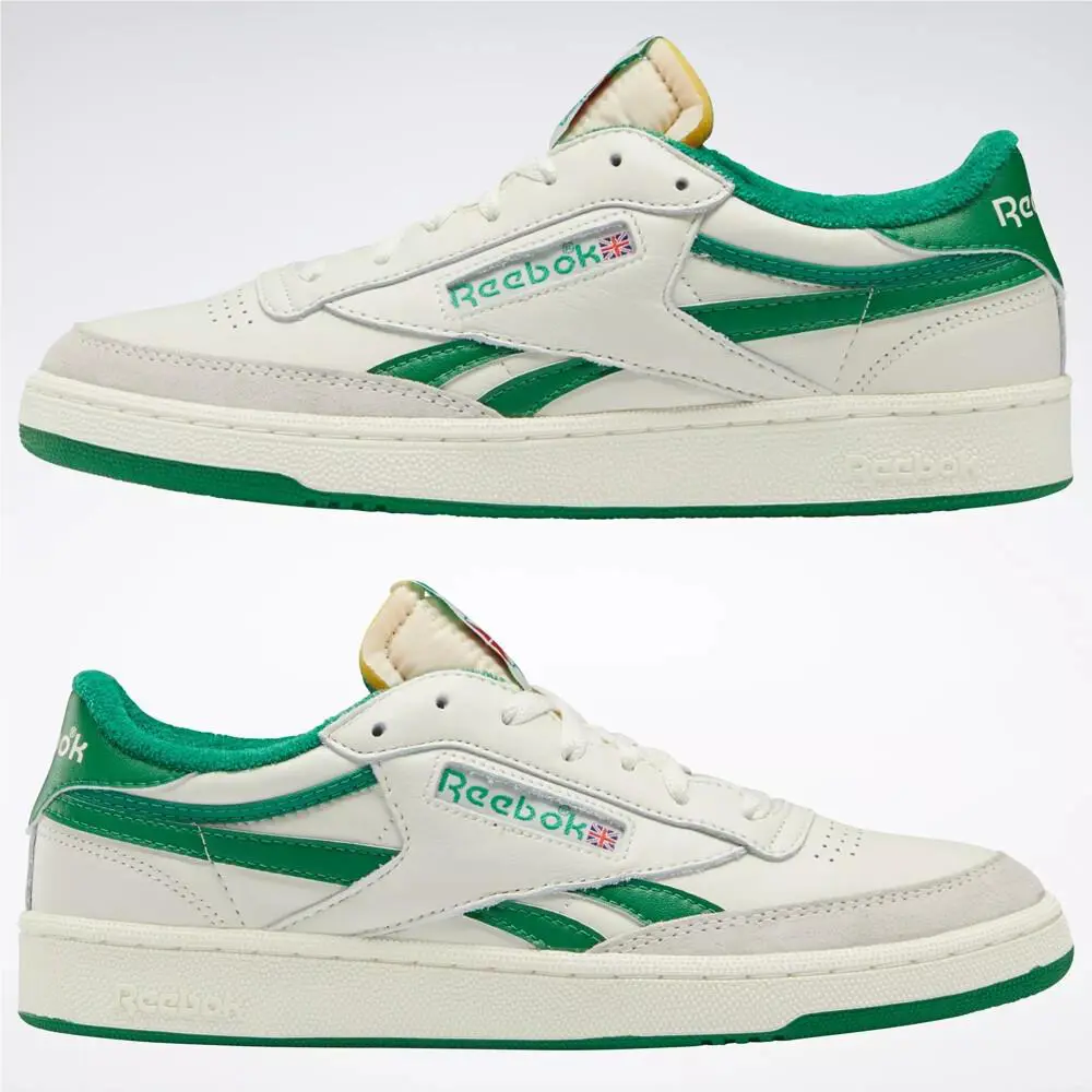Reebok shoes - Chalk / Paper White / Glen Green 7