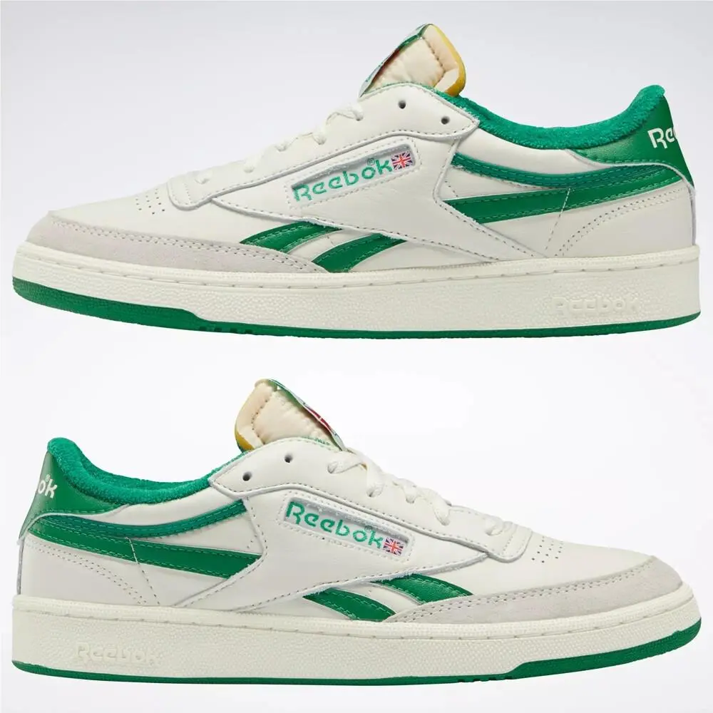 Reebok shoes - Chalk / Paper White / Glen Green 17