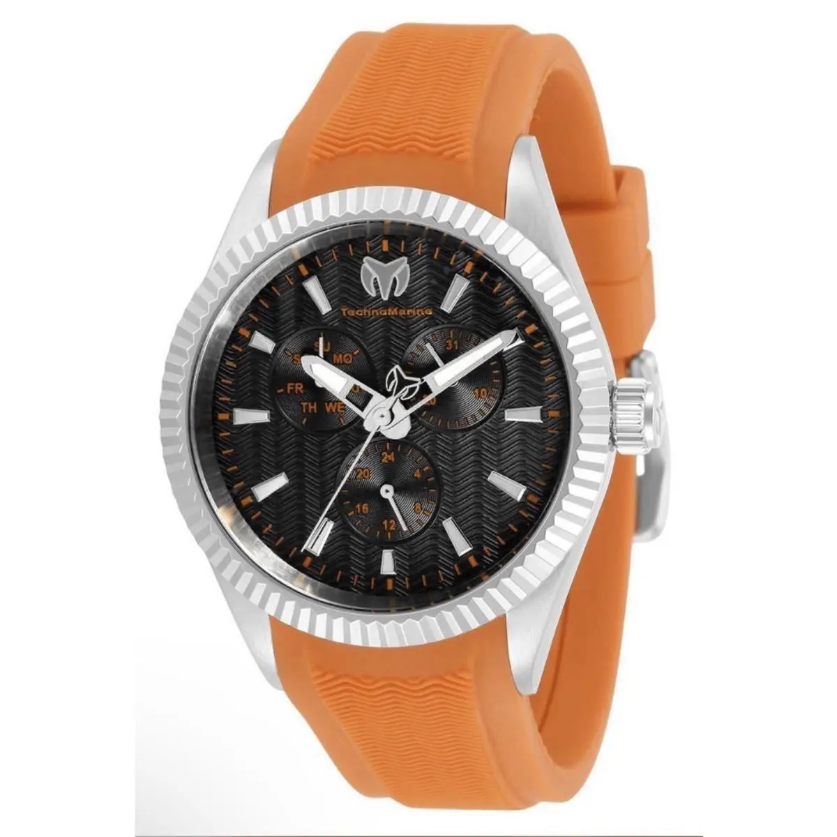 Technomarine Sea Dream Men`s 42mm Orange Multi-function Watch TM-719023 Rare