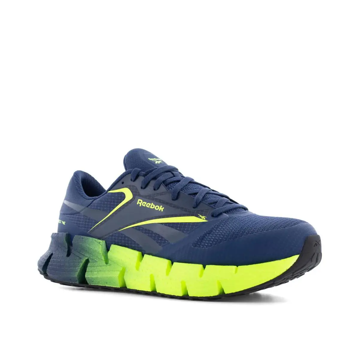 Man`s Athletic Sneakers Reebok Work Floatzig Composite Toe Work Sneaker - Blue