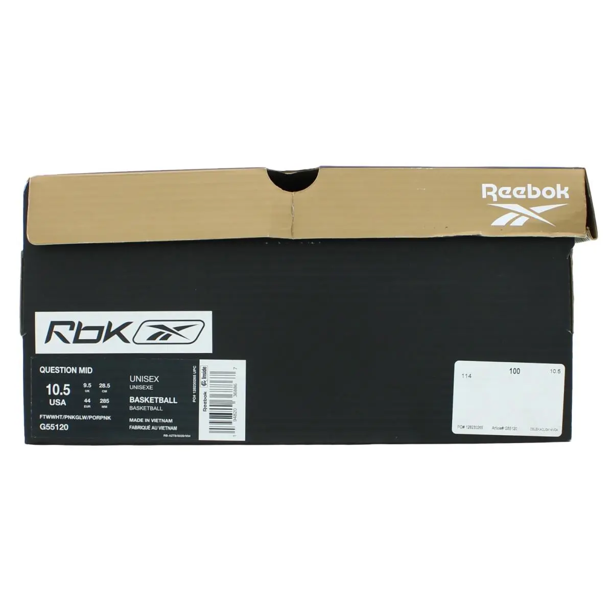 Reebok shoes - Reebok Question Mid - Question Mid - G55120 - White/Pink 6