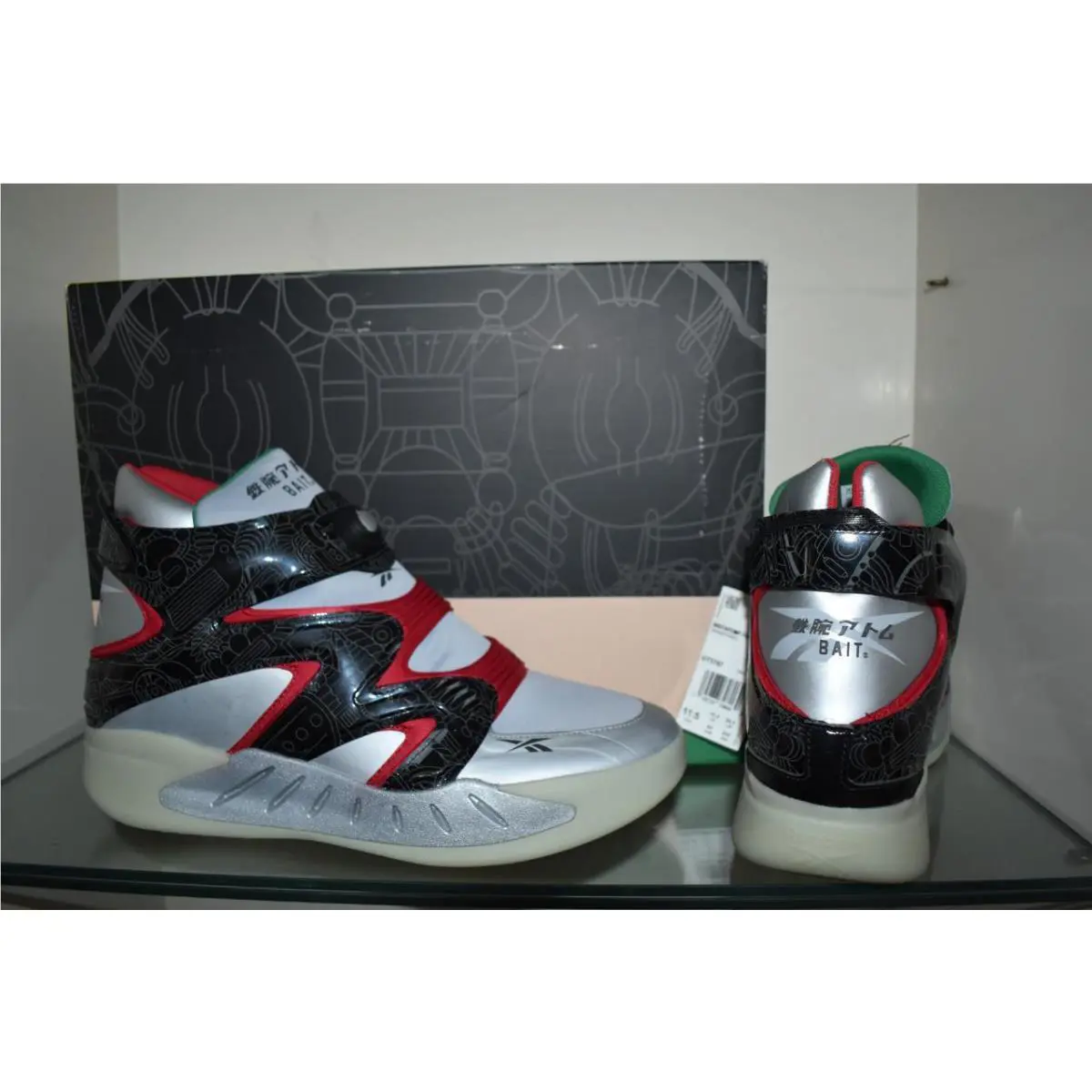 Reebok shoes - BAIT Astro Boy Reebok Instapump Fury Zone - GY3767 - Gray 1