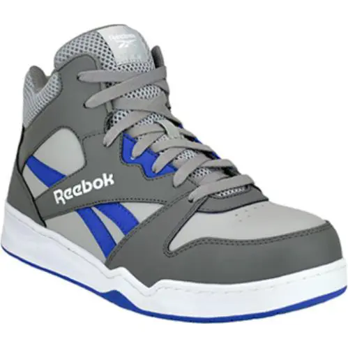 Reebok Composite Toe Classic BB4500 Styling High-top in Wide Grey/blue 6 to 15 - Gray/Blue