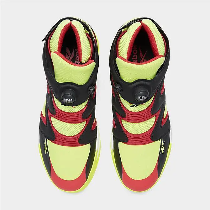 Reebok shoes - Reebok Instapump Fury - Instapump Fury - G55140 - Acid Yellow/Black/Vector Red - G55142 730 9