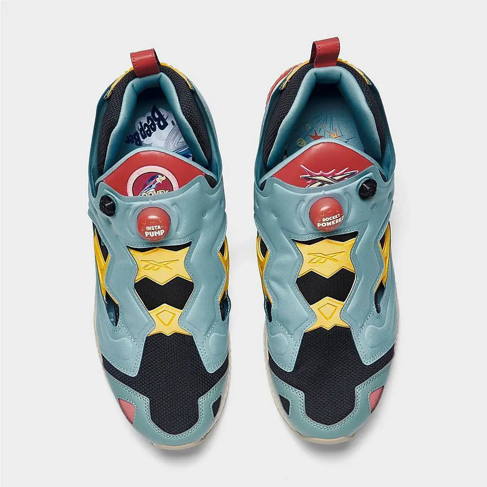 Reebok shoes - Reebok Instapump Fury - Instapump Fury - GZ4948 - Whisper Teal/Rhodonite/Always Yellow - GZ4948 345 3