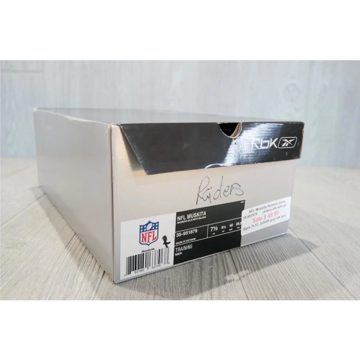 Reebok shoes - Reebok NFL Muskita - NFL Muskita - Black 12