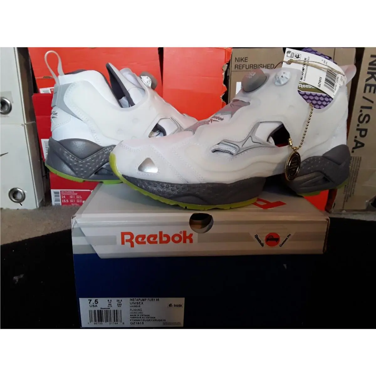 Reebok shoes - Reebok Instapump Fury - Instapump Fury - GZ1615 - White 0
