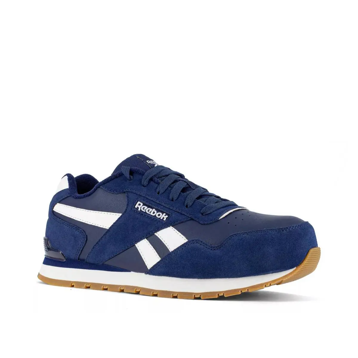 Man`s Athletic Sneakers Reebok Work Harman Composite Toe Work Sneaker - Navy