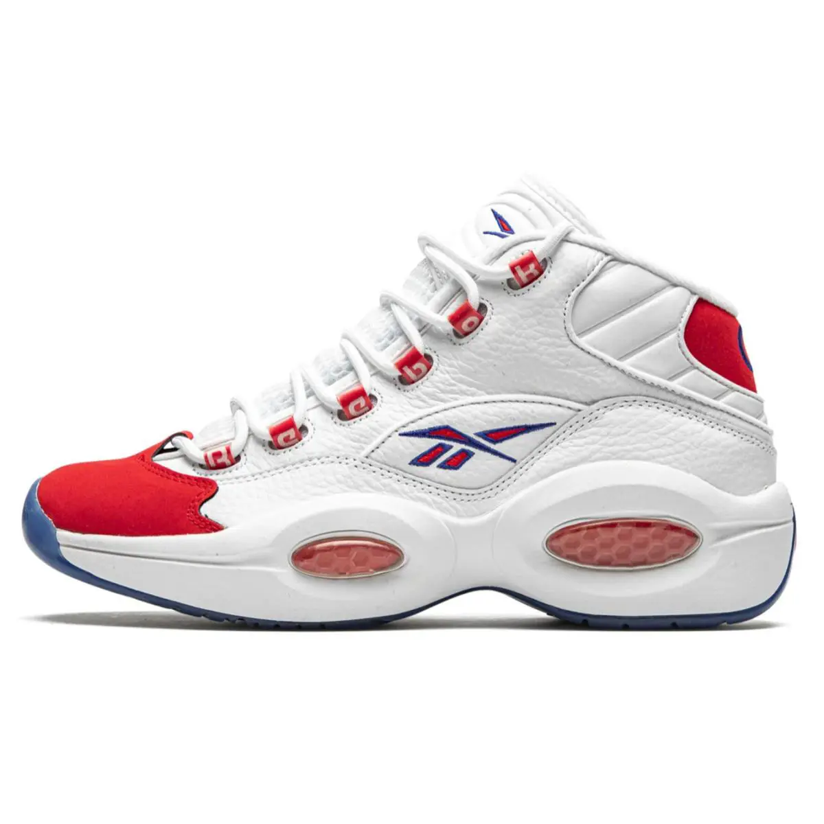 Reebok shoes - Reebok Question Mid - Question Mid - FV7563 - White/Collegiate Blue/Primal Red 0