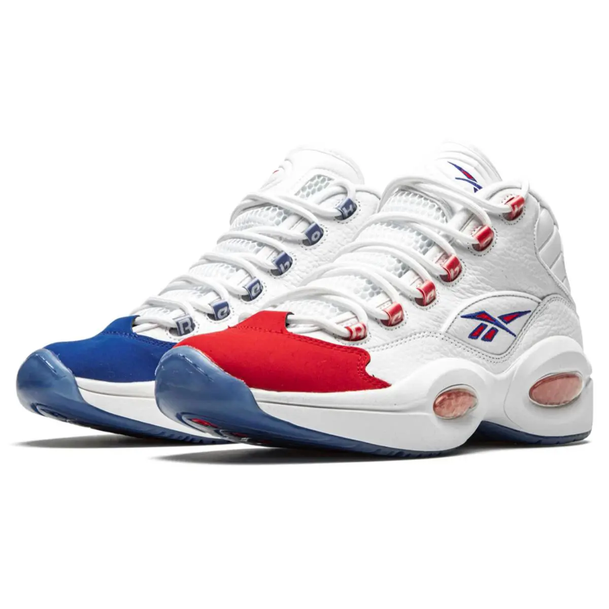 Reebok shoes - Reebok Question Mid - Question Mid - FV7563 - White/Collegiate Blue/Primal Red 1