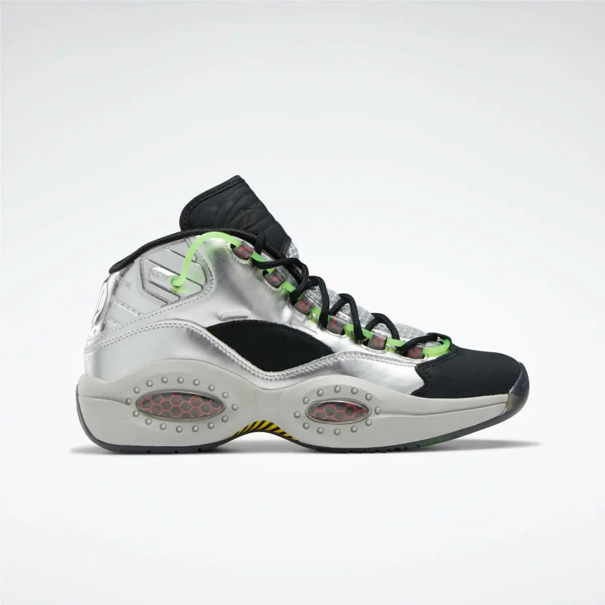 Reebok shoes - REEBOK QUESTION MID - QUESTION MID - FW7548 - Pure Silver/Red/White 5