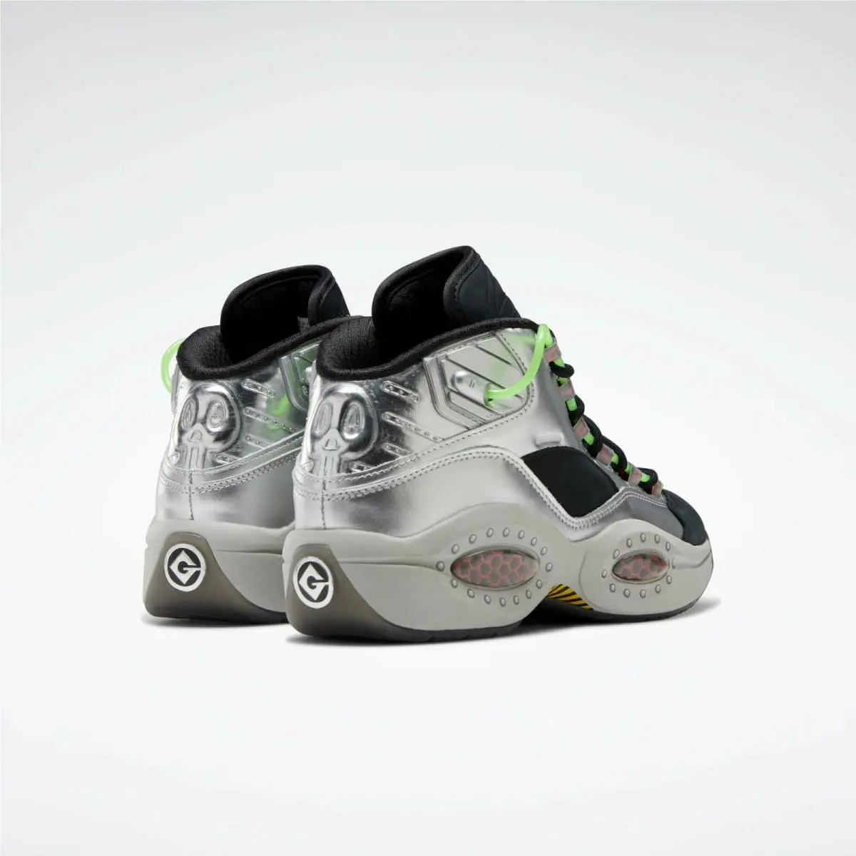 Reebok shoes - REEBOK QUESTION MID - QUESTION MID - FW7548 - Pure Silver/Red/White 6