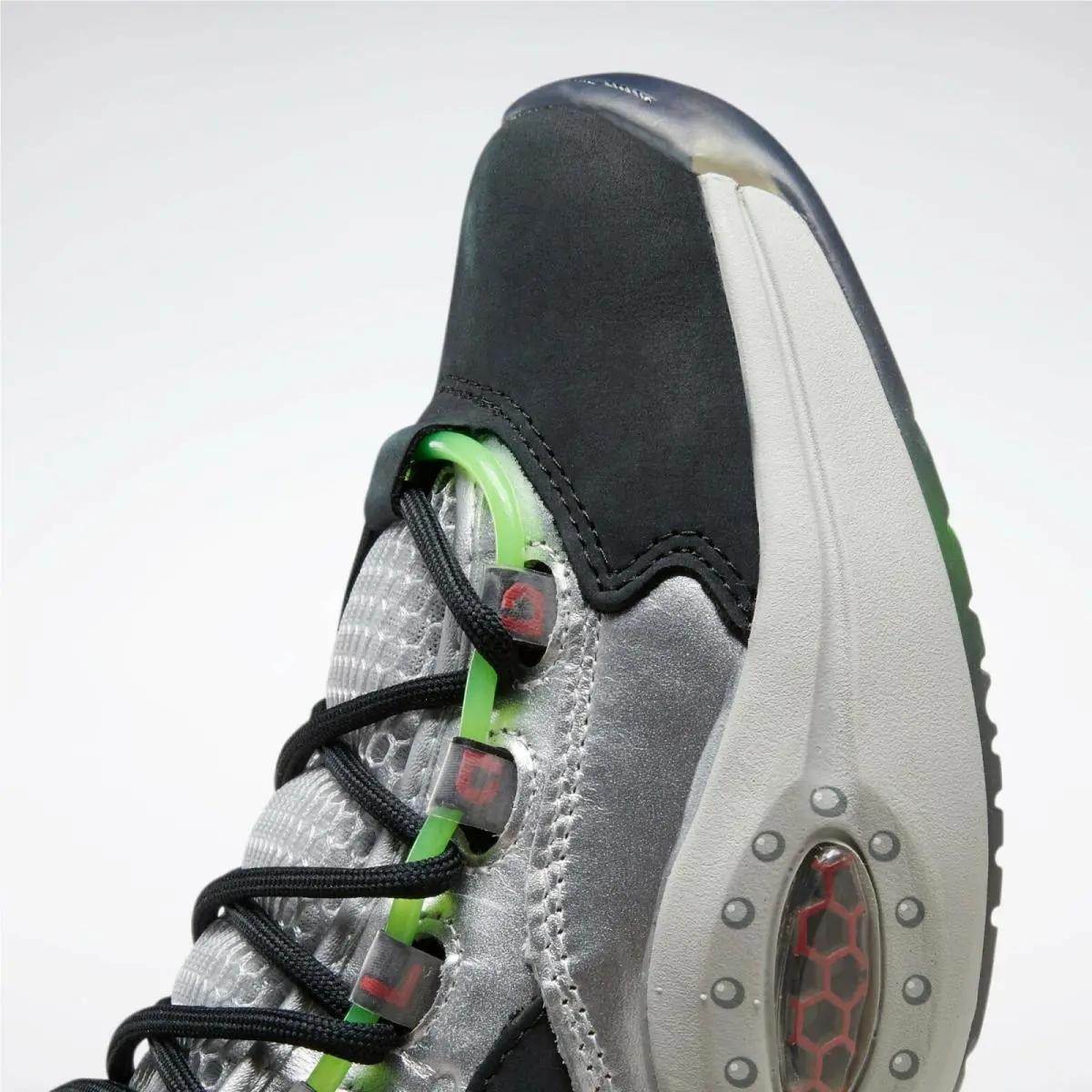 Reebok shoes - REEBOK QUESTION MID - QUESTION MID - FW7548 - Pure Silver/Red/White 7