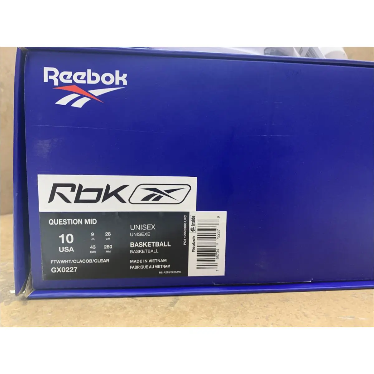 Reebok shoes Question Mid - Blue 0