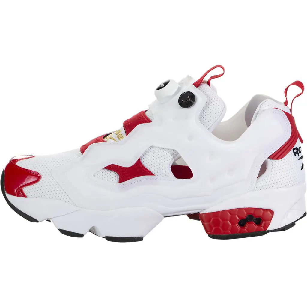 Reebok shoes - White, Excellent Red, Black 4
