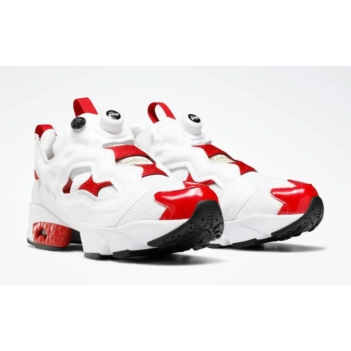 Reebok shoes - White, Excellent Red, Black 3