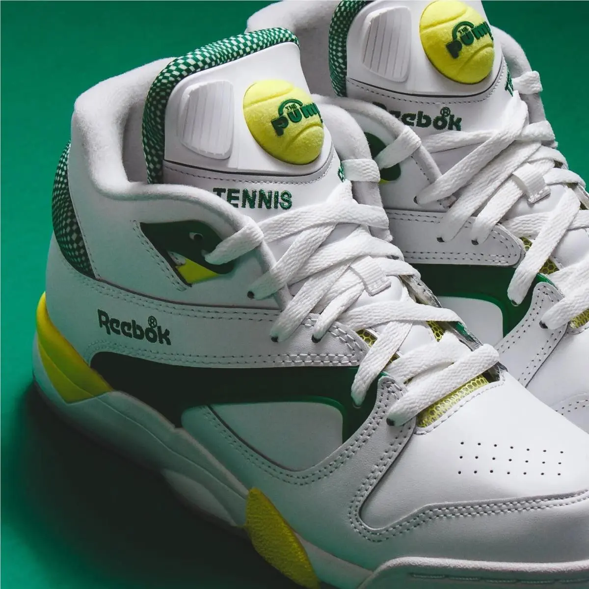 2024 Reebok Court Victory Pump Size 13 100203282. Michael Chang Tennis Green - Green