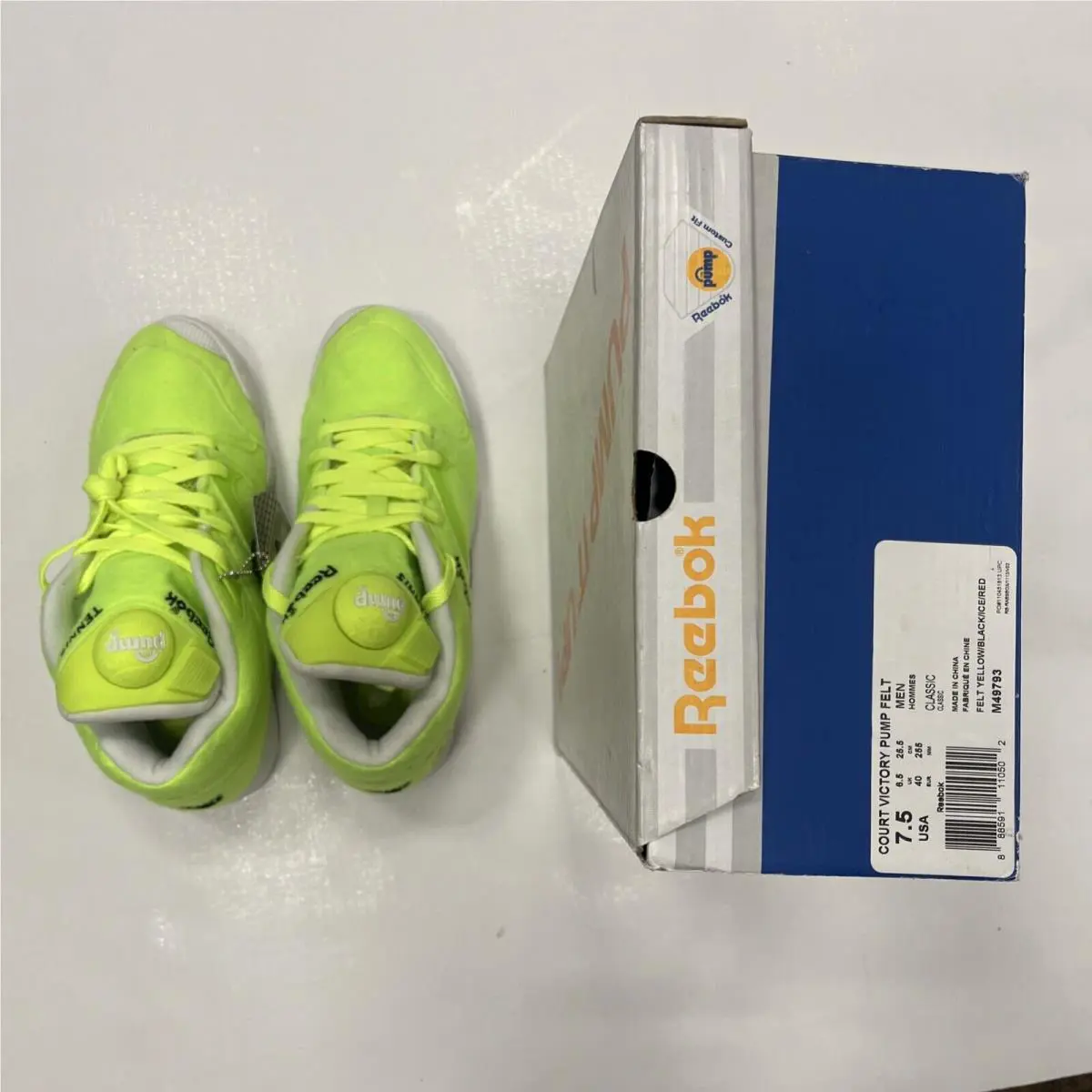 Reebok shoes - Reebok Court Victory Pump - Court Victory Pump - M49793 - Yellow 14