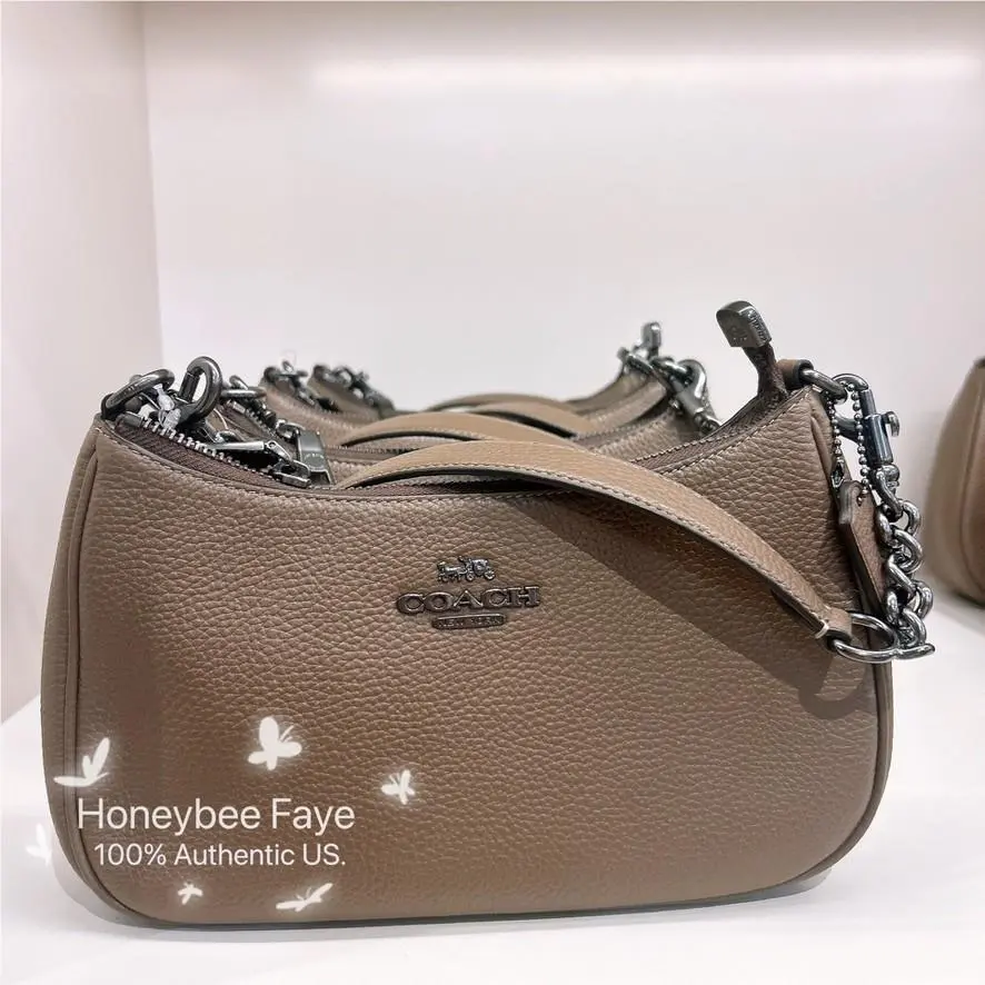Coach Teri Shoulder Bag CV934 2025 Pebble Leather