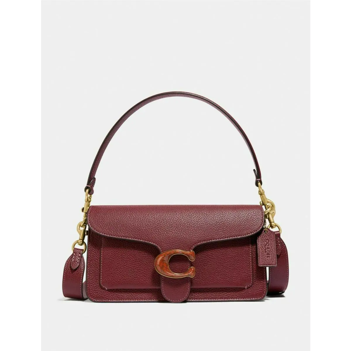 Coach  bag  - Coach Tabby 26 Shoulder bag Convetible - : Wine: Bag + Wallet SET Wine Unique Rare color Tabby 26, Handle/Strap: Wine/Red tones, Hardware: Gold