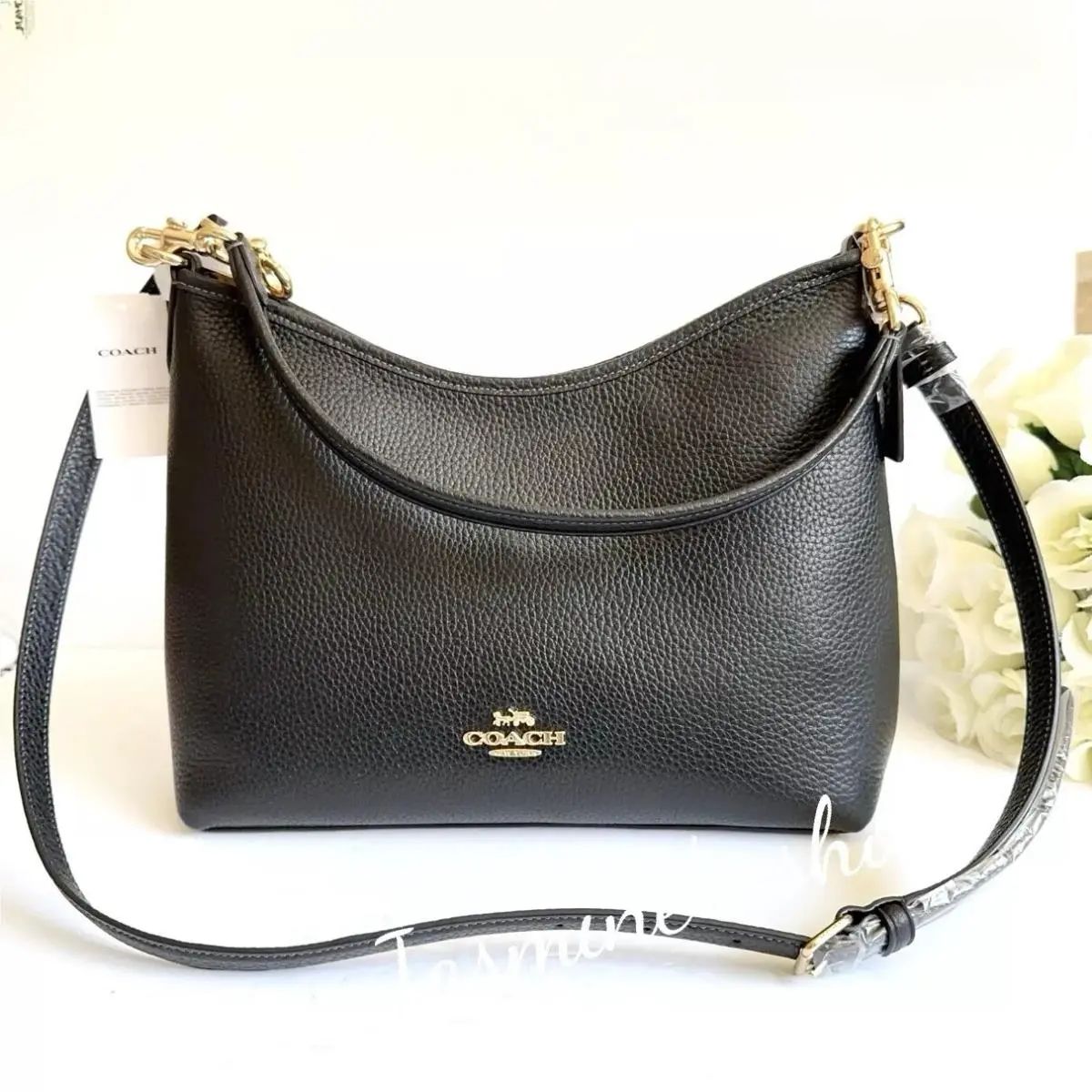Laurel Shoulder Bag CR148/CV975/CT850/CER66/CEL12 cr148/black by Coach