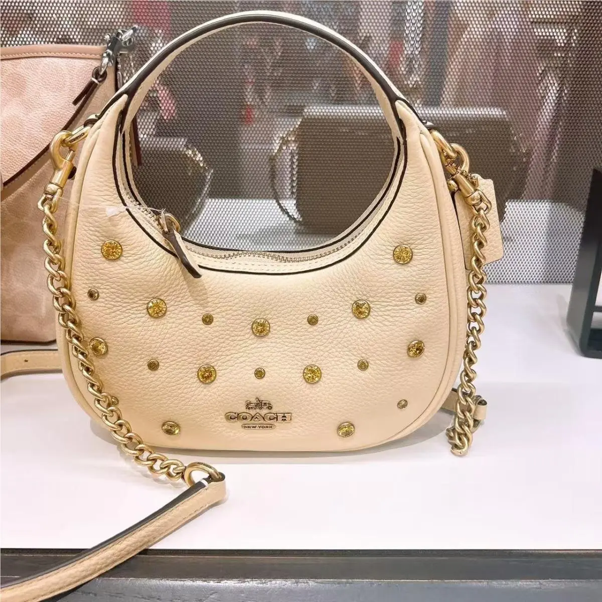Coach Carmen Mini Crossbody Bag with Crystal/floral Print CAK87/CAK90
