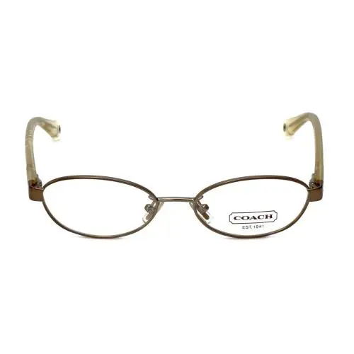 Coach Womens Designer Reading Glasses `randi` HC5032 in Sand Brown 9002 50mm - Brown, Frame: Multicolor, Lens: Clear