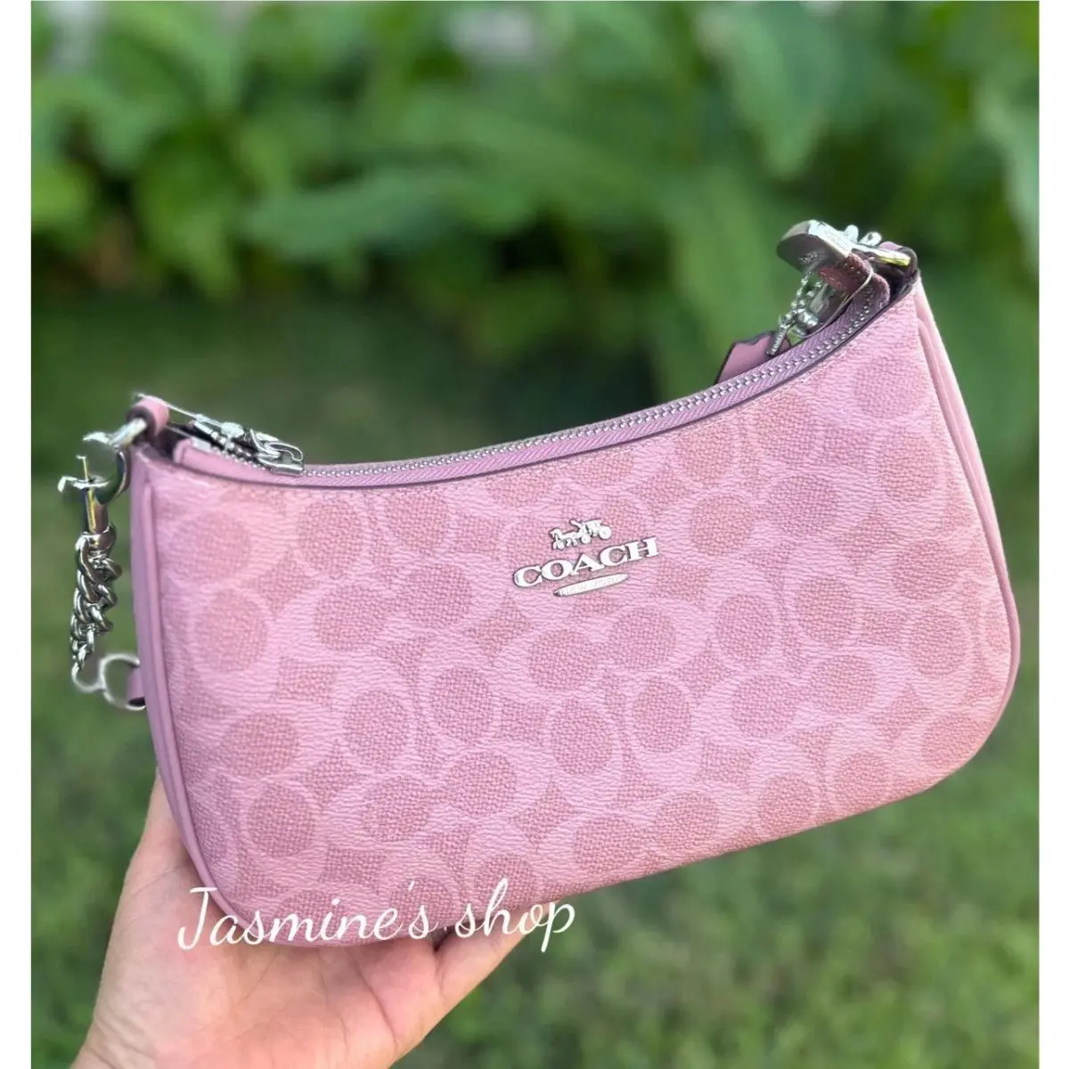 Teri Shoulder Bag In Signature Canvas CA548/cv933 CV933/dusty pink by Coach